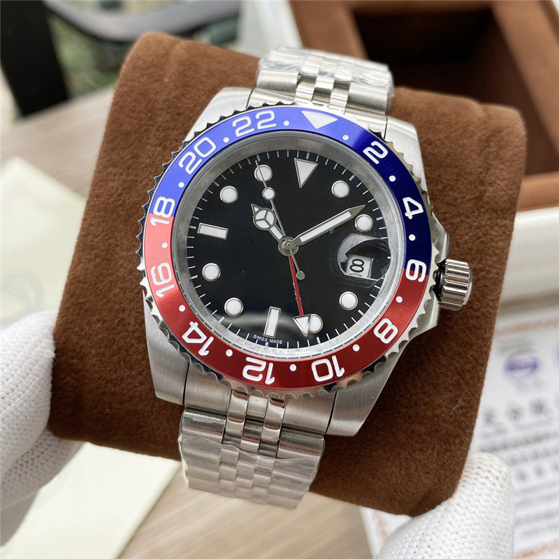 

Designer Automatic Mens Watch Brand High Quality Ceramic Bezel Rotatable Stainless Steel Mechanical Watches Montres, Add sapphire glass