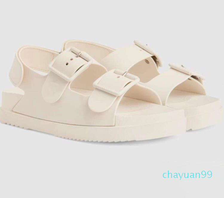 

2021 designer luxury women straps sandals fashion summer ladies flats beach slippers lastest woman casual slides with box large