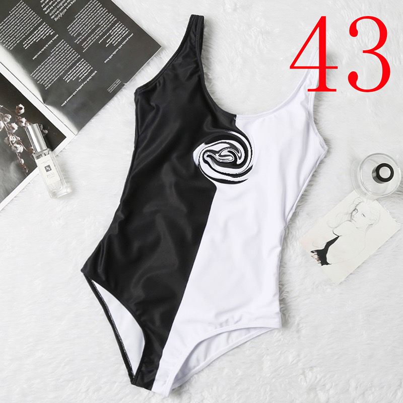 

43-47 Hot Tie-dye Bikinis Swimsuits Padded SpasHG Push Up Women One-piece Swimwear Outdoor Beach Travel Vacation Bandage Bathing suit High Quality