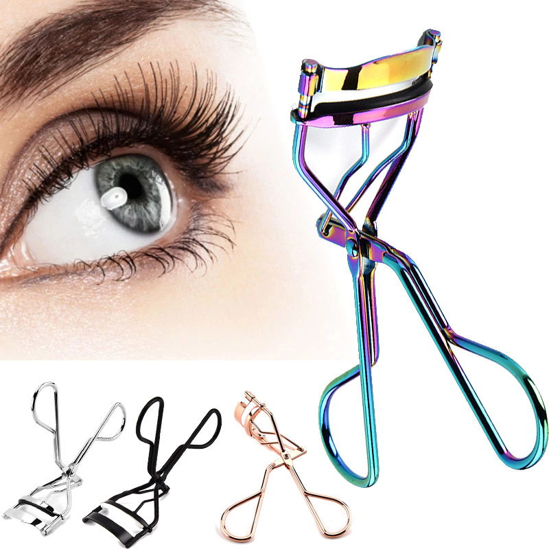 

Protable Colorful Eyelashes Curler Tweezer Curling Eye Lashes Clip Cosmetic Beauty Makeup Tool