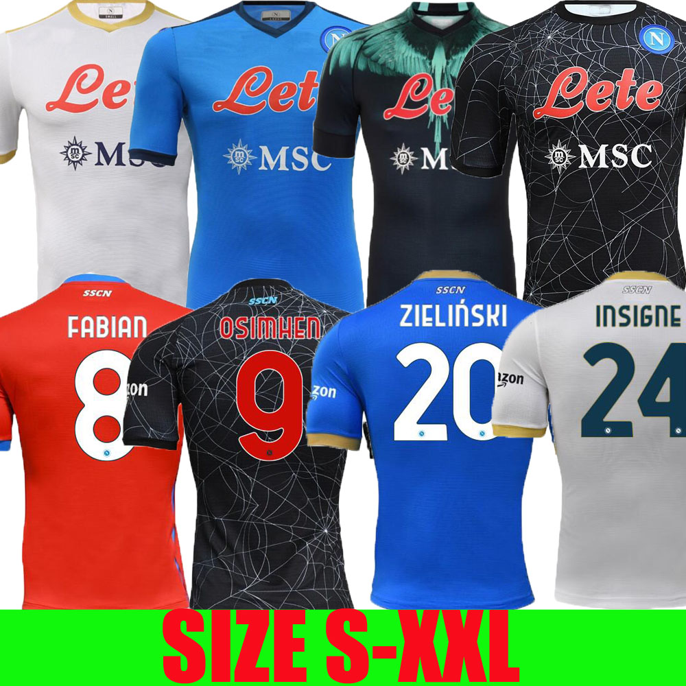 

21 22 maglie Napoli soccer jerseys Halloween Naples football shirt 2021 2022 Osimhen KOULIBALY Lozano camiseta de fútbol INSIGNE Maradona maillot ELMAS FABIAN tops, Special yellow