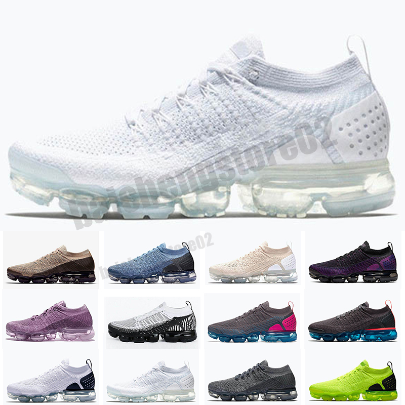 

2021 Newest Knit 2.0 Running Shoes Fly 1.0 Triple Black CNY Mens Trainers Cushion Sneakers Women Breathable Run Shoe Size 36-45, Color 23