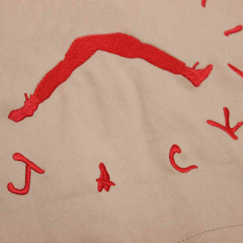 

Designer Outlet Travis Scott co branded TS Jumpman embroidered aj6 Multi Pocket outdoor functional tooling fog vest, Ts co branded vest khaki