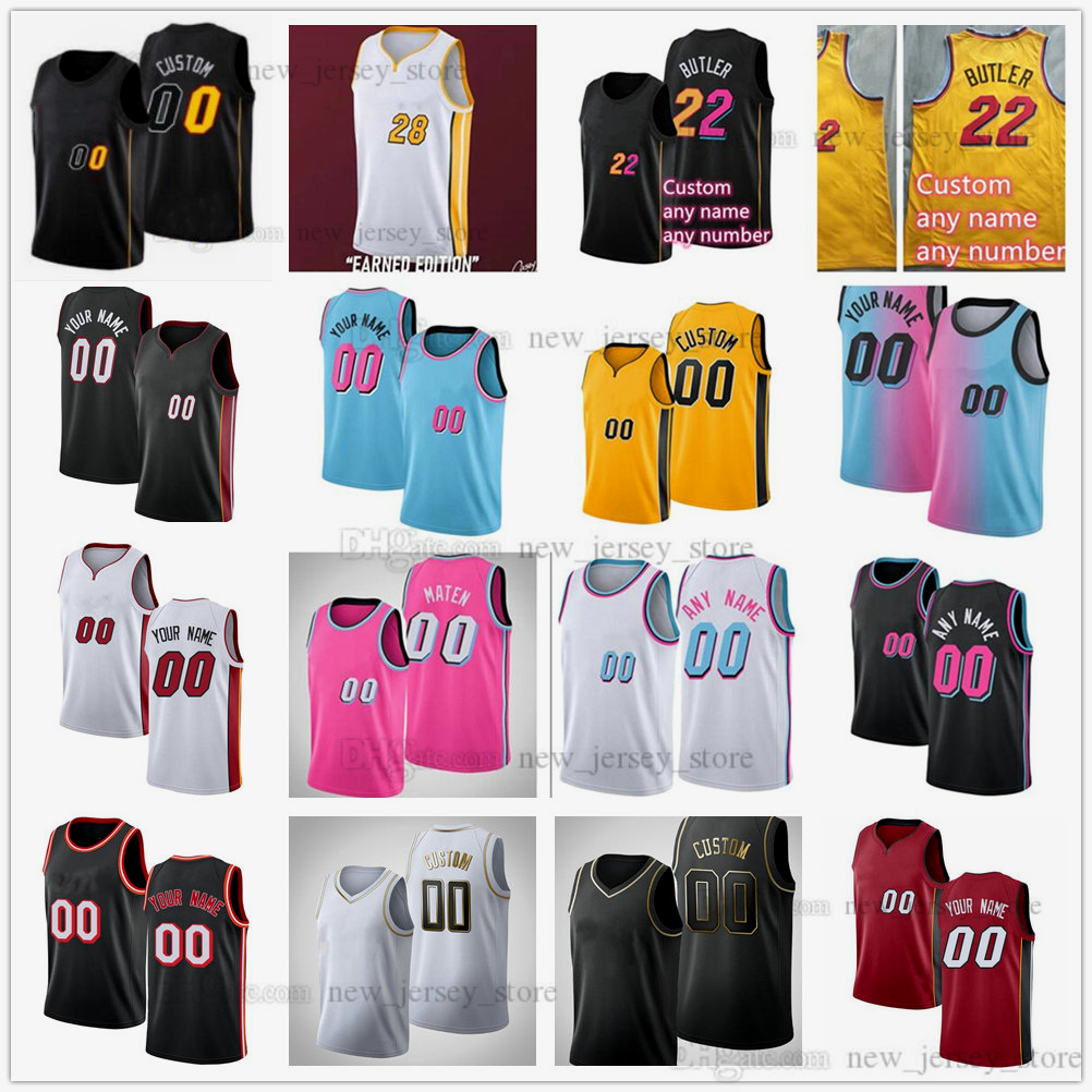 

Custom Printed 2022-23 New Season Basketball Jerseys 2023 new White Yellow Blue City Red Pink Black Jersey. Message Any number and name on the order