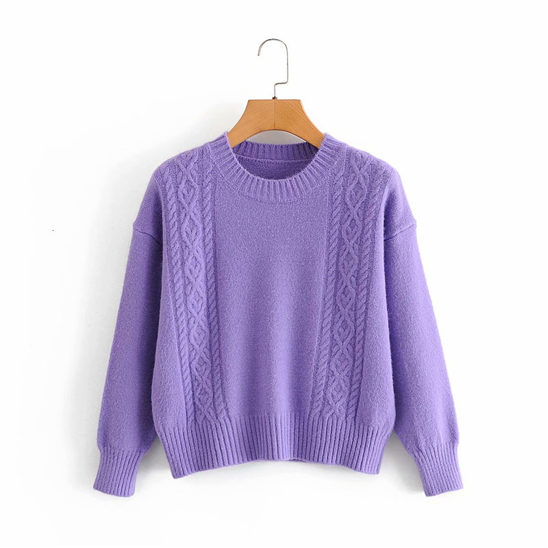 

Women' Knits & Tees Women Classic Solid Knitted Pullover Autumn Sweaters Female Casual O-neck Long Sleeve 4 Color Sweater Chic La, Blue