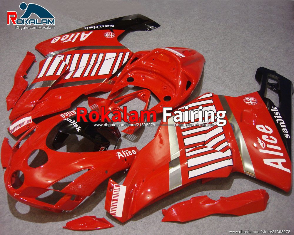 

For Ducati 749 999 2003 2004 Body Hull Cowling 999s 749s 03 04 ABS Fairings Parts (Injection Molding), Customize