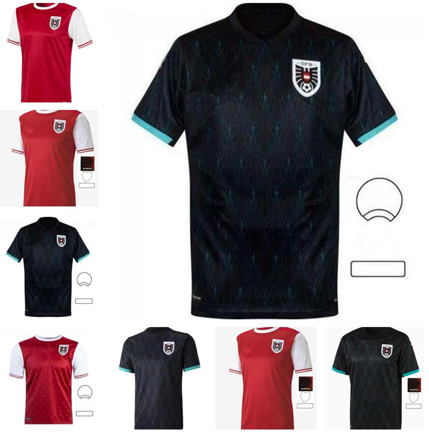 

21 22 Austria soccer jersey DAVID ALABA 2021 2022 HOME AWAY Arnautovic Sabitzer Grillitsch camisetas Football Shirt, Black;yellow