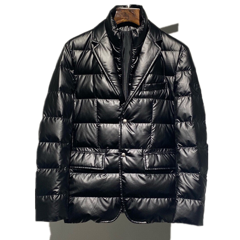 

2021Men's and women's winter down jacket parka warm jacket high quality, Black