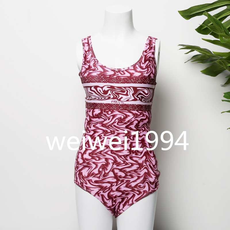 

2021 new one-piece Letter vest swimsuit manufacturer swimsuits Women Swimwear Swim suit Swimwea r Bikinis Set Push UpSwimsuit Bathing Suits