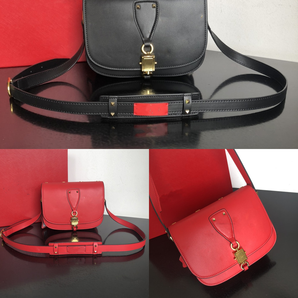 

Fashion Luxurys Designs Bags Rivet Letter Shoulder 2021 Messenger Bag