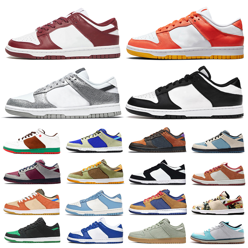 

low golden orange platform running shoes mens women Shimmer chicago knicks UNC coast laser blue Green Glow trainers skateboard sports sneakers, Pay for box