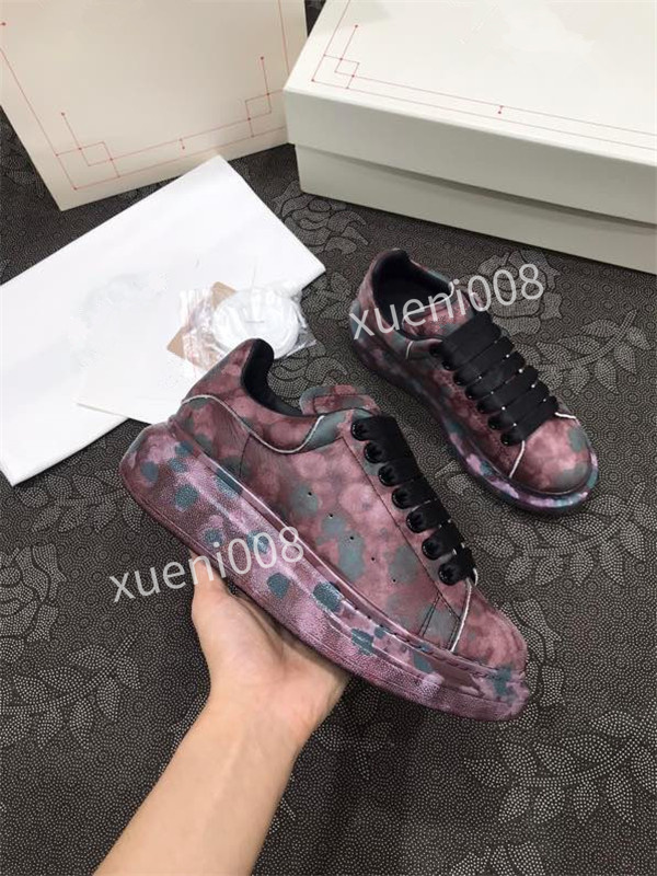 

2022 Men Women Straw Shoe Canvas Denim Genuine Leather Fabric Fat Casual Shoes Designer Sneakers gp200910, Choose the color