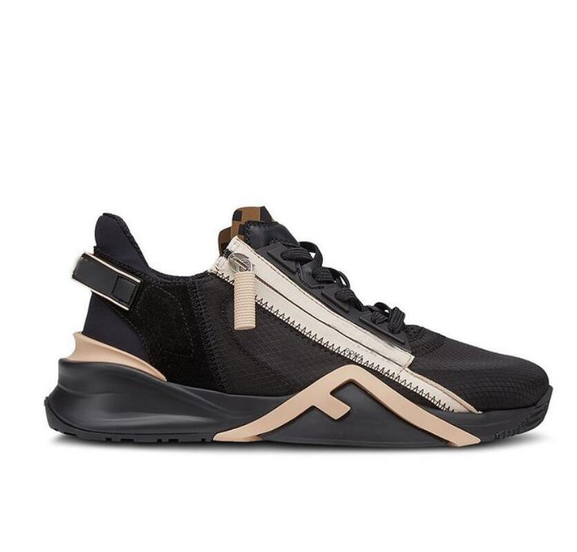 

Men FLOWS Perfect Sneakers Shoes Comfort Casual Men's Sports Zipper Rubber Lightweight Skateboard Runner Sole Tech -Fabrics Outdoor Trainer