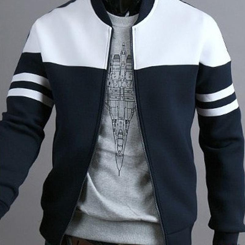 

Men's Jackets Fashion Autumn Winter Zipper Sportswear Patchwork Jacket Long Sleeve Coat Friends Hoodie Sweatshirt Moletons #15, Black;brown