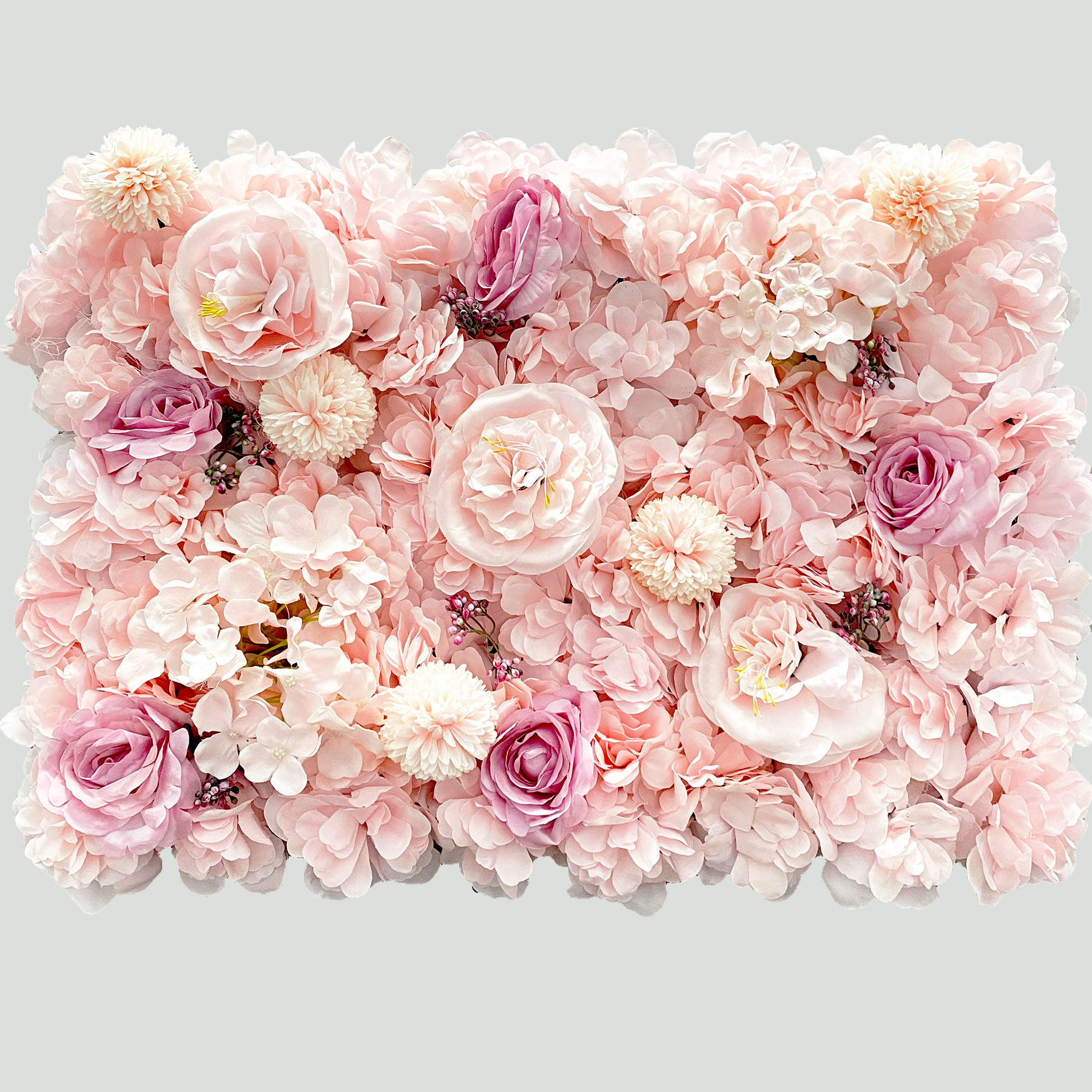 

40x60cm Artificia Fower Wa Wedding Decoration Peony Rose Fake Fowers Hydrangea wedding fower Panes Christmas Decoration