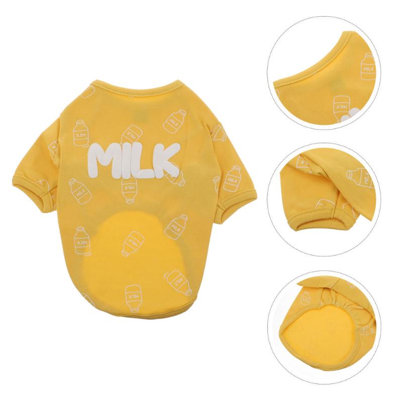 

1pc Cotton Puppy Dog Clothes Soft Breathable Outfit Shirt(L) Apparel