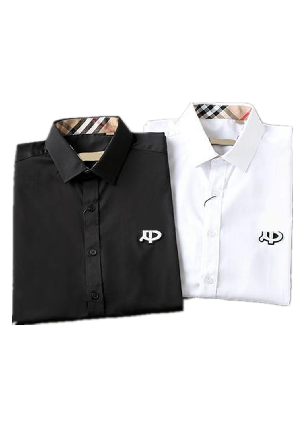 

2021 Luxurys Designers Men's Business Casuals shirt men long sleeve striped slim fit masculina wine social male T-shirts fashion checked M-3XL#95, Black
