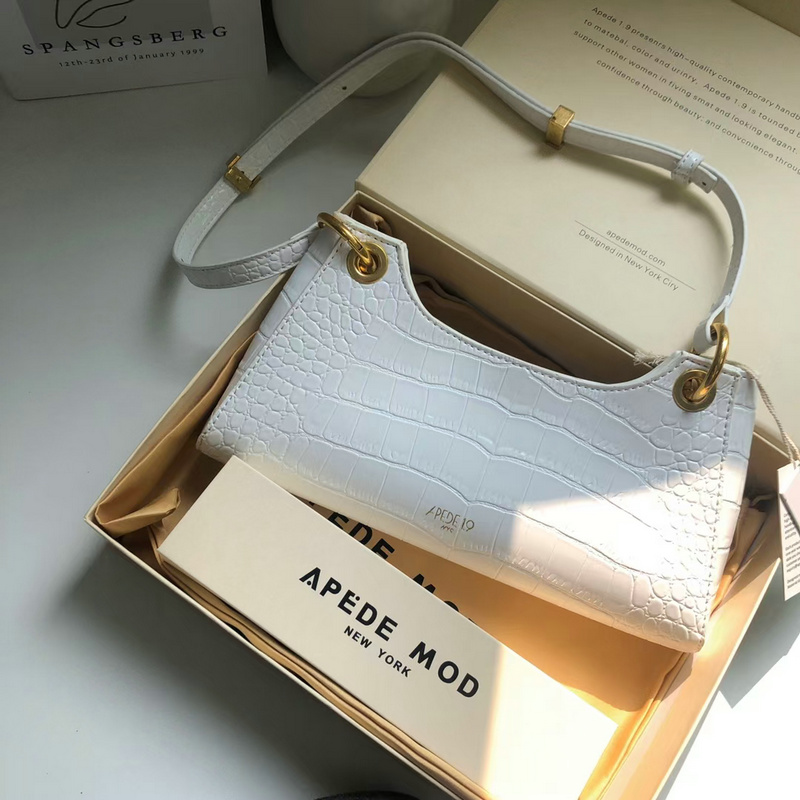

APEDE MOD Vintage Underarm Bags Women Ladies Fashion Chain Shoulder Bag Designers Luxurys Handbags Genuine Leather Wallets