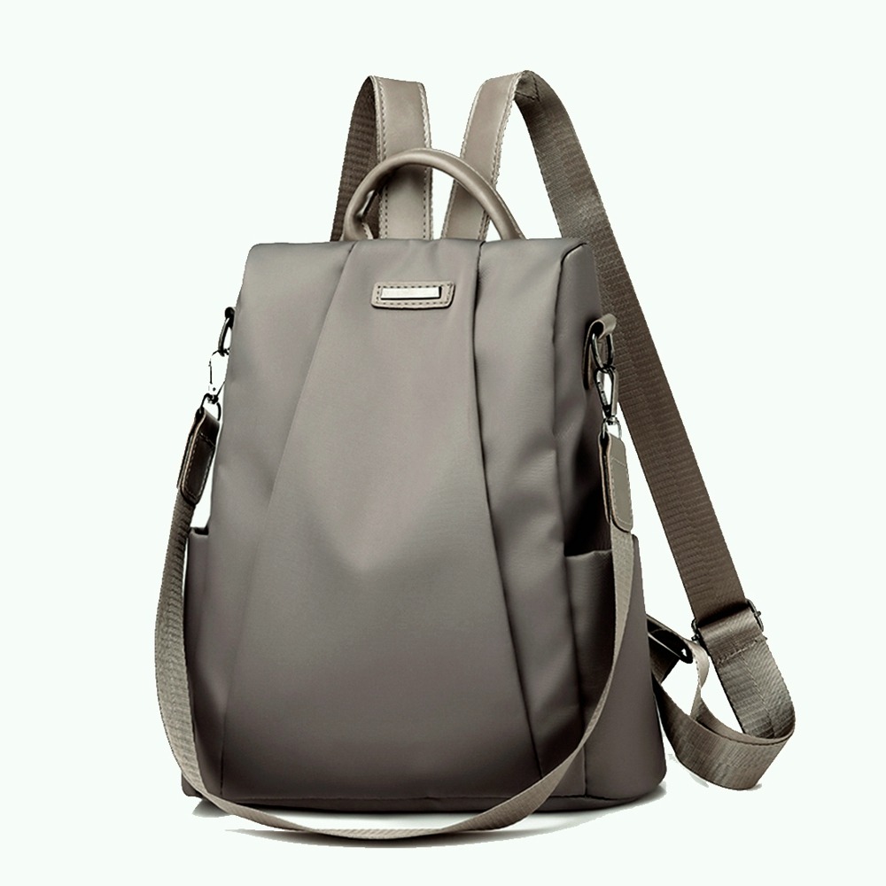 

Women Anti-theft Travel Backpack Portable Waterproof Schoolbag Girls Casual Nylon Lager Capacity Shoulder Bag Ladies Fashion, Black