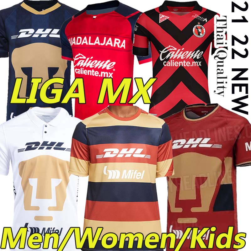 

3XL UNAM Mexiko DANI ALVES soccer Jerseys 22/23 Liga MX F.ALVAREZ C.GUTIERREZ N.FREIRE J.I.DINENNO 2022 2023 fans player version football shirt men kids kts sock Full sets, Meizhoushi 21-22 third