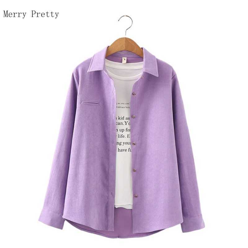 

Oversize Solid 11 Color Casual Women Cotton Shirts Summer Long Sleeve Turndown Collar Pocket Blouses Female Blusas Tops 210526, Brown