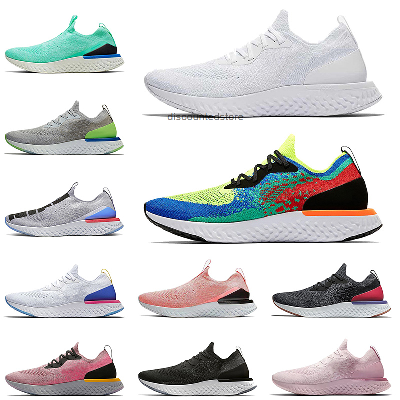 

Top Fashion 2021 EPIC React All White Running Shoes Belgium Fly Knit V1 V2 Pink Mens Womens Grey Olive Sport Trainers Sneakers 36-45, 12 40-45 cookies and cream