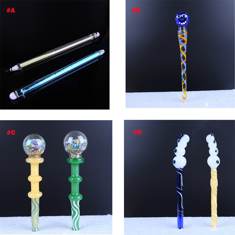 

Other smoking Smoking Glass Dabber Tool Pencil Mushroom Knife Wax Oil Rigs Stick Carving Tools For Dab Nail Quartz Banger