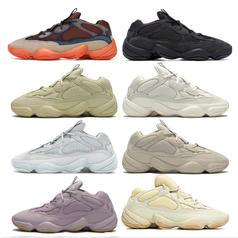 

Running Shoes Top Quality Enflame Men Women 500 Kanye Sneakers Soft Vision Trainers Utility Black Blush Stone Bone White Salt Super Moon Yellow Sports