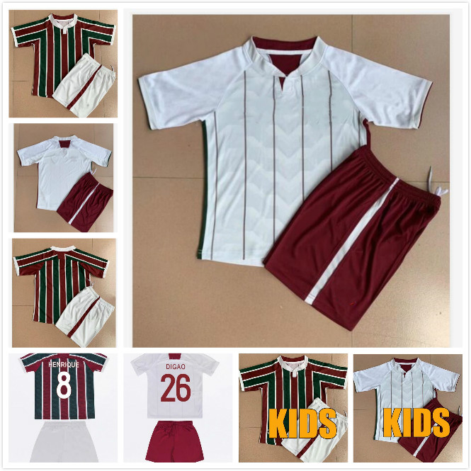 

2021 2022 Fluminense soccer jerseys adult men women kids kit M.PAULO PH GANSO NENE NINO MIGUEL camisa  21 22, White