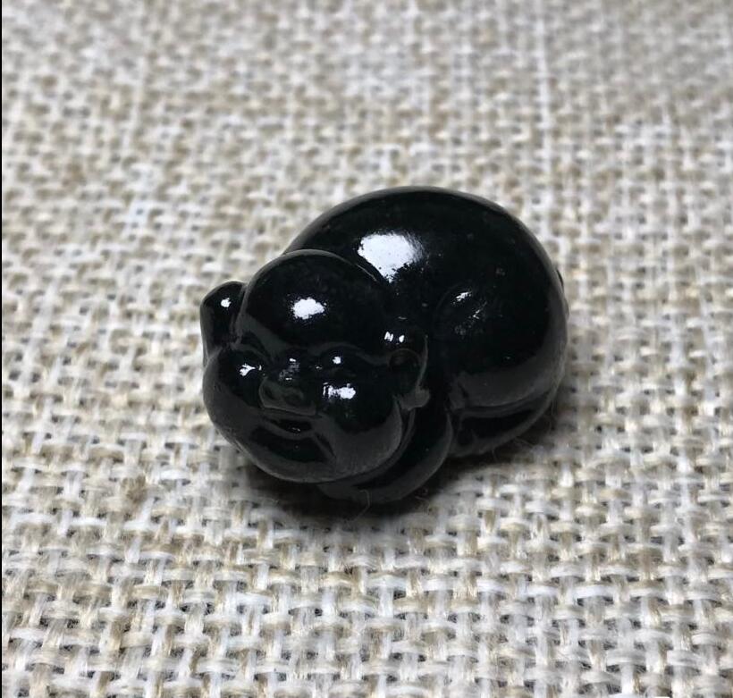 

Xinjiang hotan jade pig free ship ping, Silver