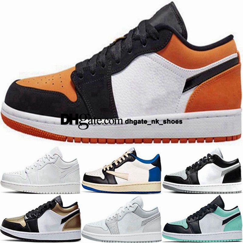 

men basketball Travis eur 35 shoes trainers Scotts size us 5 Sneakers women high quality retro white Jumpman 1 Low ladies Royal Yellow