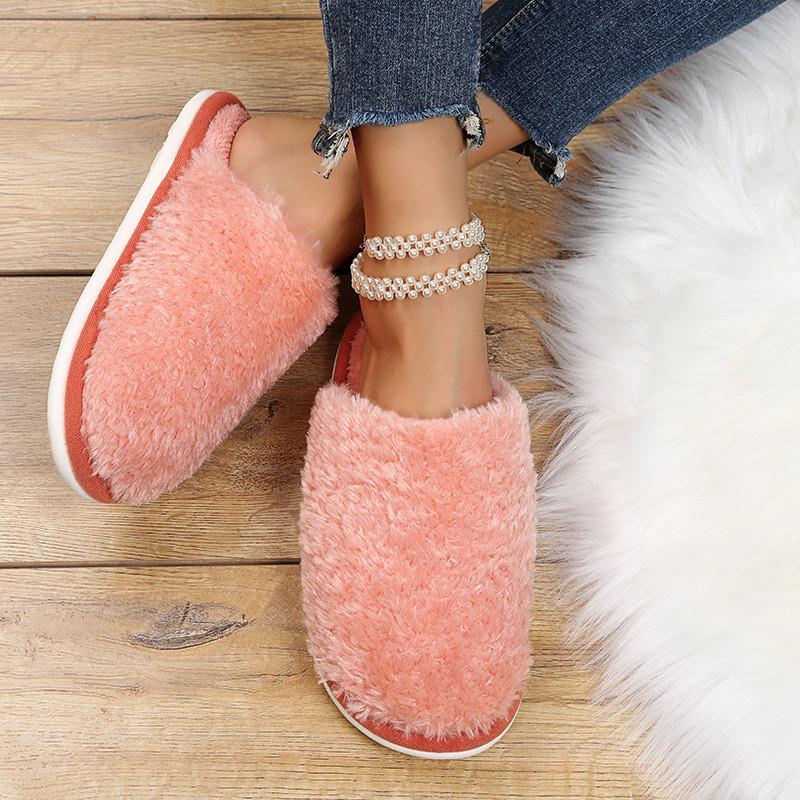 

Slippers COOTELILI Fashion Home Winter Shoes For Women 2021 Flats Heel Basic Size 36-43, Yellow
