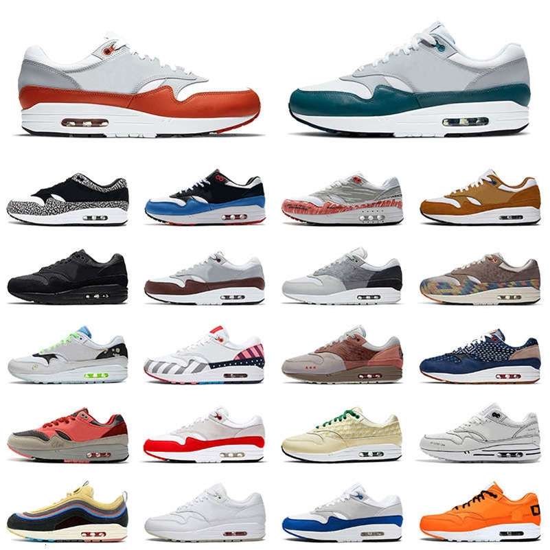 

2021 Quality Sneakers 1s Men Women Cushions 1 Running Sports Shoes Martian Sunrise Dark Teal Green London Amsterdam Trainers 36 lesliecheung, B17 hyper pink 36-45