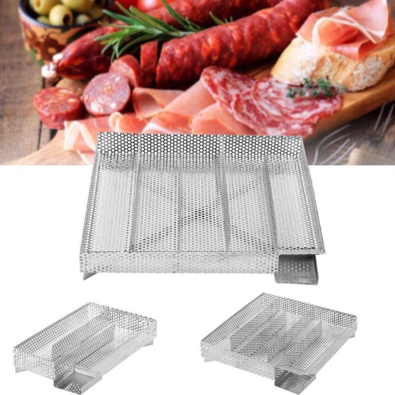 

Tools & Accessories BBQ Cold Smoke Generator For Wood Dust And Durn Cooking Stainless Steel Bacon Smokin, Hexagon