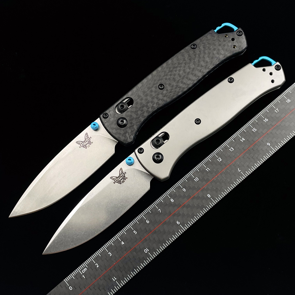 

Benchmade 535-3 Bugout AXIS Folding Knife 3.24" S90V Satin Plain Blade, TC4 Handles Outdoor Camping Hunting Pocket Kitchen EDC BM 535 KNIVES