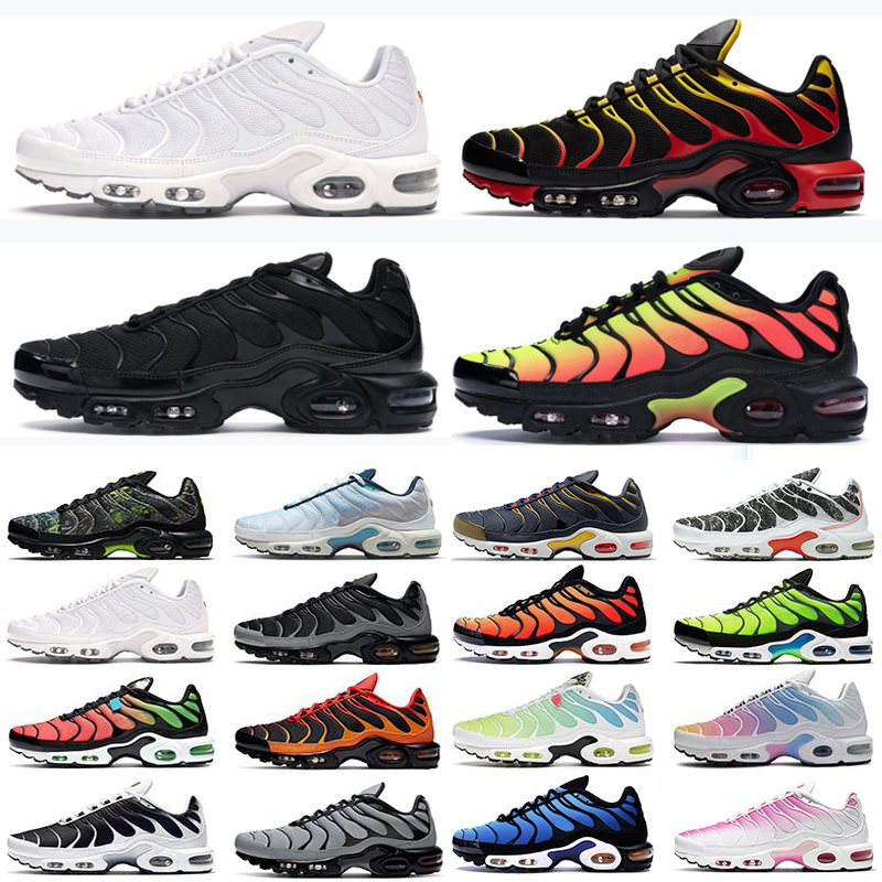 

TN Plus Mens Outdoor Shoes Pink Sea Triple Black White Red Voltage Purple USA Lemon Lime Bumblebee Be True Trainers Sports Sneakers, As photo 24