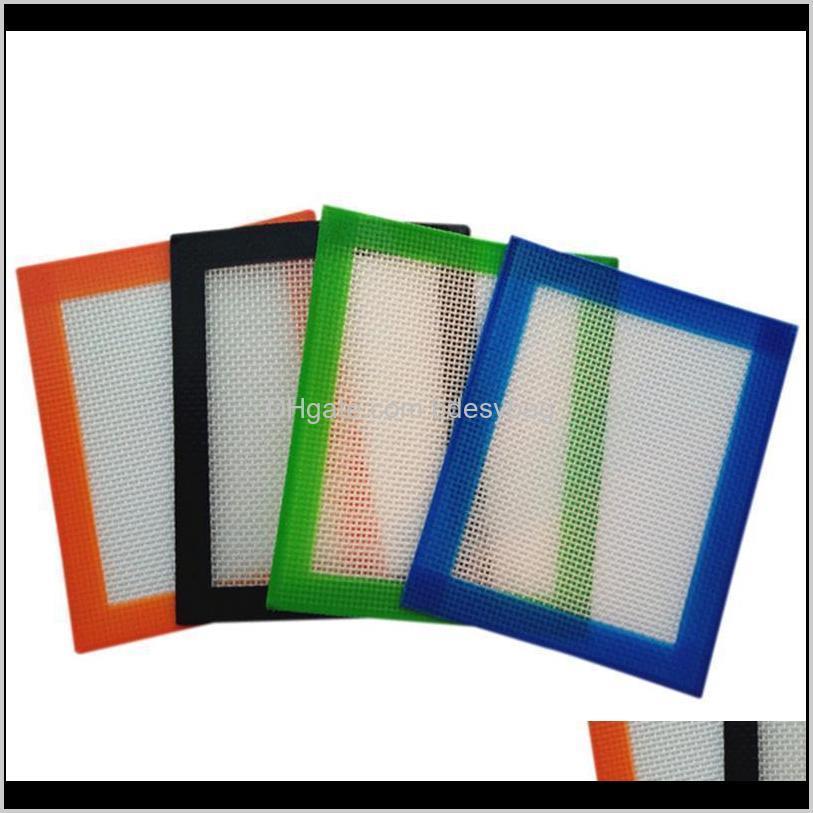 

Other Bakeware Kitchen, Dining Bar Home & Gardenfood Non-Stick Slick Oil Dab Bho Wax Mat With Sile And Fiber Glass Construction 102X127Mm Gra