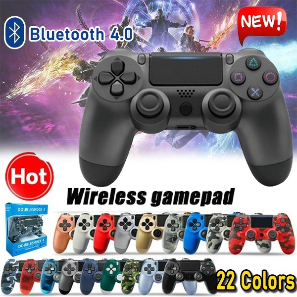 

2021 new arrival factory Wholesale For Sony PS4 Controller Bluetooth Vibration Gamepad For Playstation 4 Detroit Wireless Joystick PS5 Games Console