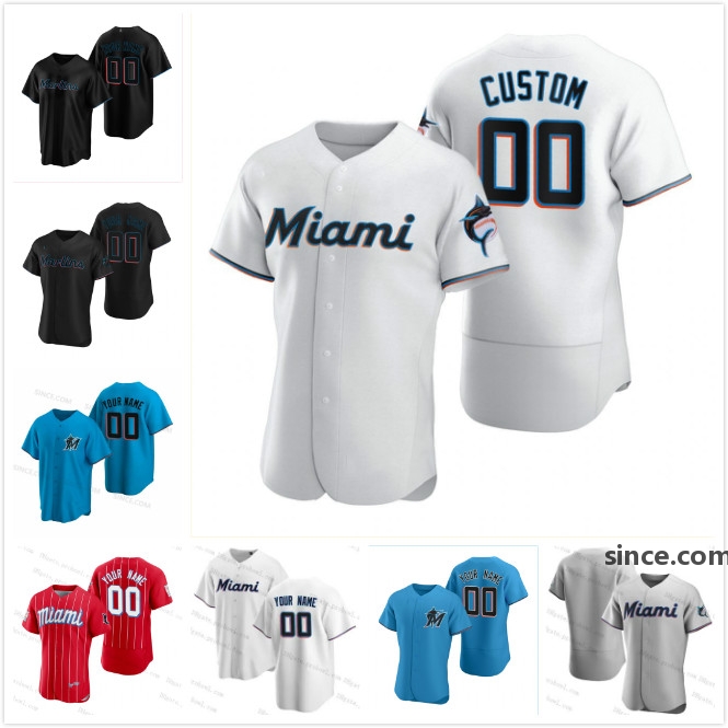

Marlins 2021 City Connect 19 Miguel Rojas Miami Jersey Sandy Alcantara Jazz Chisholm Jr. Brian Anderson Adam Duvall Floro Sanchez Curtiss, Youth red s-xl