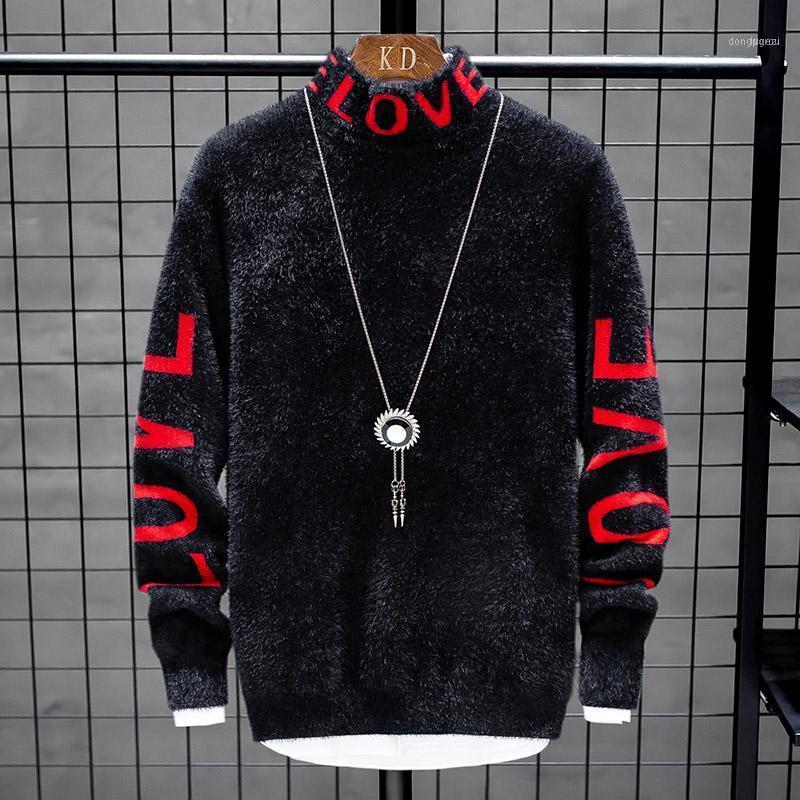 

Cashmere Sweater Men 2022 Winter Thick Warm Mens Christmas Sweaters Turtleneck Male Pullovers Fashion Knitwear Pull Homme1, White;black