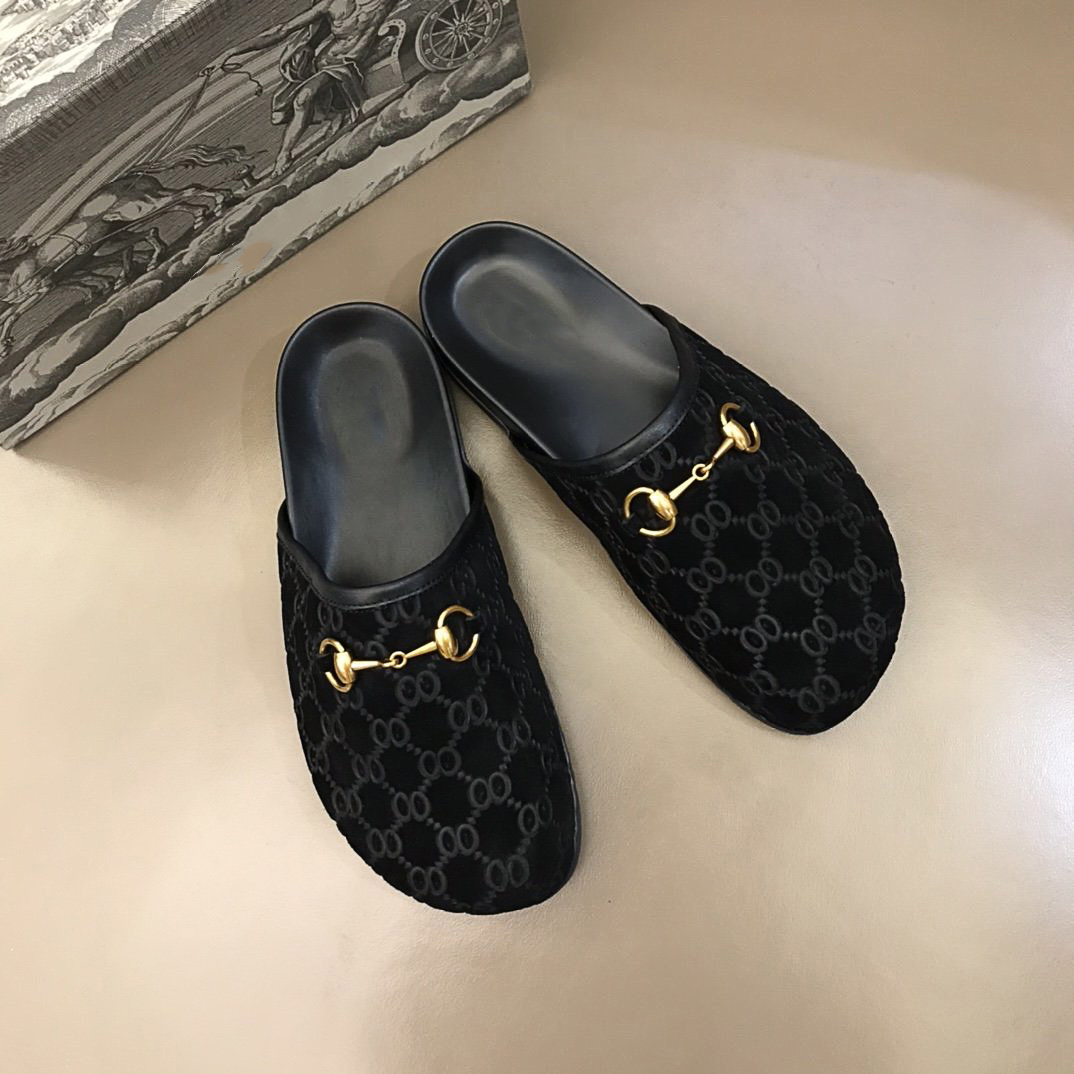 

HOT SELLING MULE WATERFRONT Men Slide Sandals Designer Shoes Luxury Slide Summer Fashion Wide Flat Slippery Thick Sandals Slipper Flip Flops, As picture 6