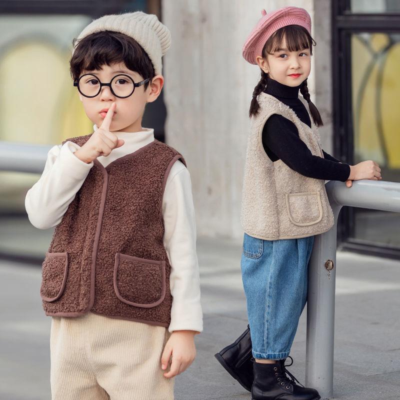 

Jackets Baby Girl Knitwear Sleeveless Sweaters Autumn Cotton Vest Coat Solid Twist Knit Waistcoat Toddler Pullover Outerwear A140, Blue;gray