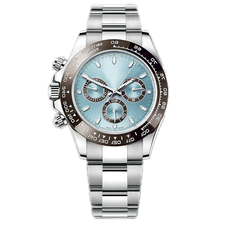 

Watchbr-u1 41mm Automatic Mens Watch Stainless Steel Multi-dial Waterproof Luminous Watches, Slivery;brown