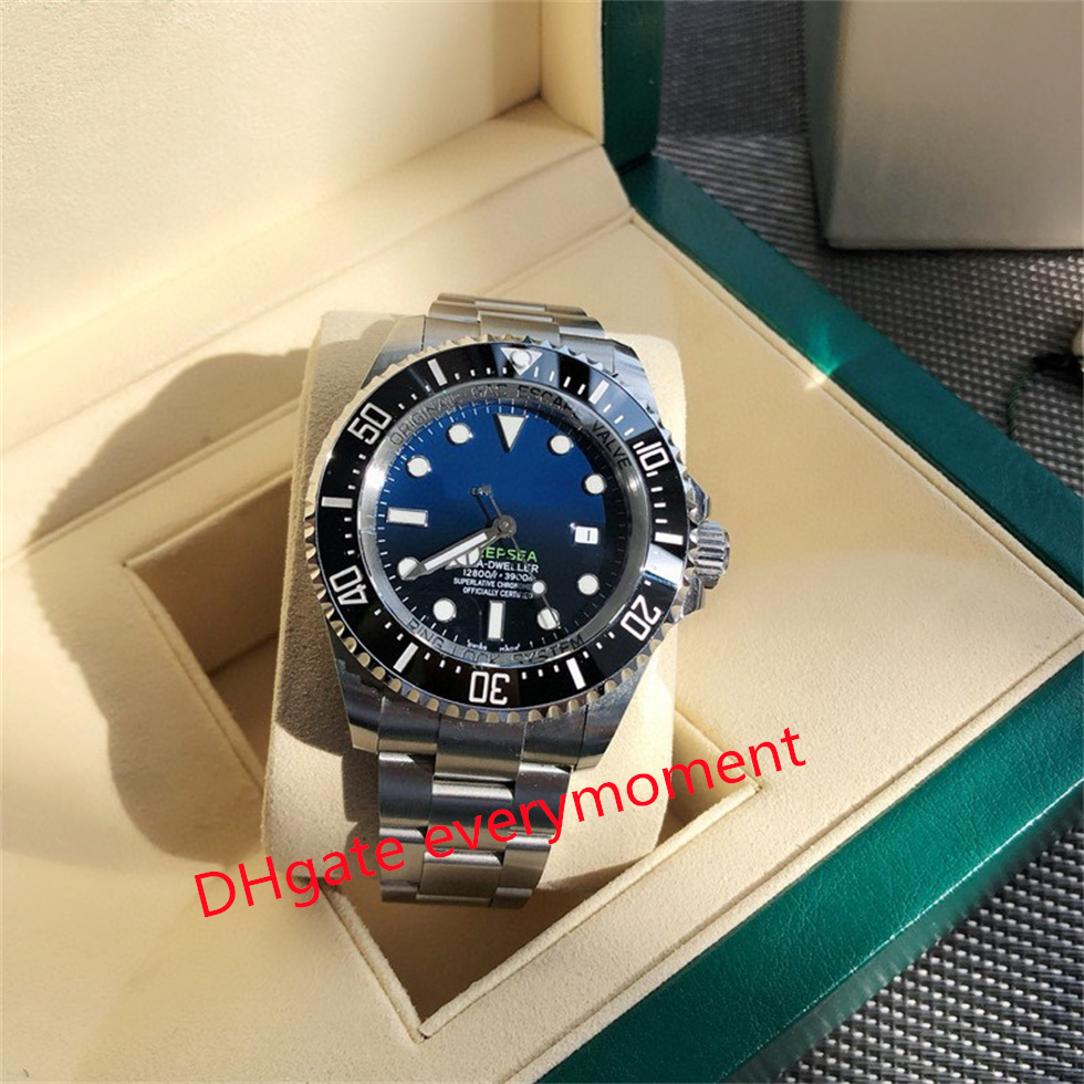 

High quality hot selling men's watches 126660 116660 BP factory produces 2813 Asian movement 44mm 904L Steel Case strap automatic mechanical watches--54, Blue