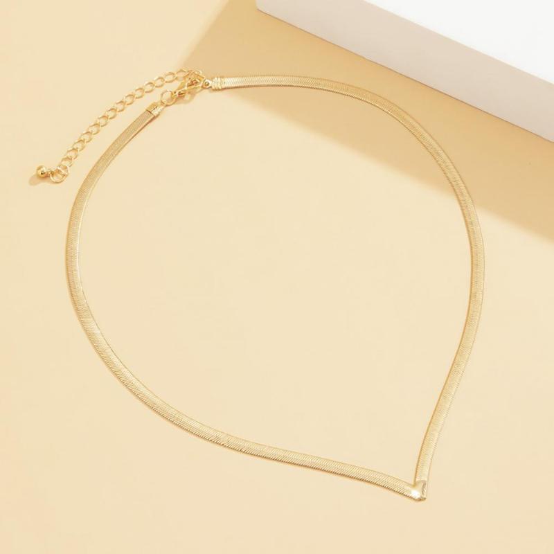

Chokers Accessory Simple Hip Hop Extension Chain Choker Necklace Lady Delicate For Banquet