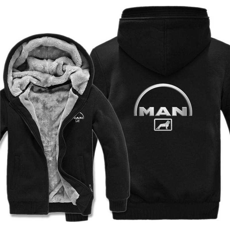 

Trucks Hoodies Men Fashion Wool Liner Jacket Truck Sweatshirts Warm Hoody Mans Coat, As picture