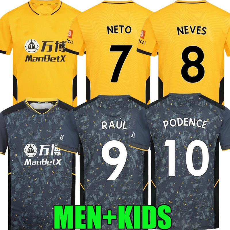 

21 22 Wolves Soccer Jerseys away Aït Nouri SEMEDO RAUL NETO NEVES 2021 2022 Boly J.OTTO PODENCE FAIO SILVA Football SAISS Shirts J.MOUTINHO ADAMA Men Kits tops Uniforms, Home