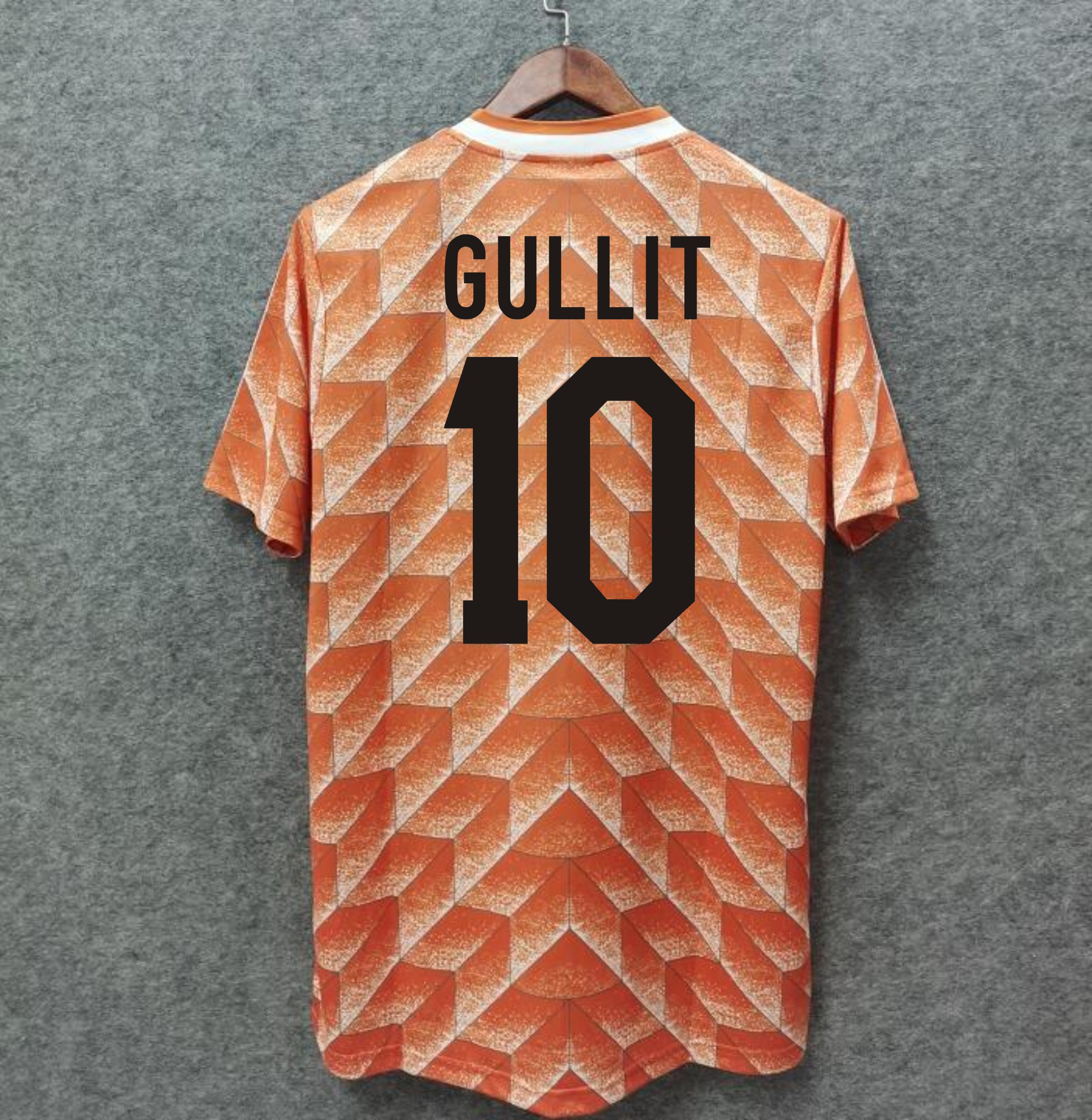 

Holland 1988 home top version soccer jersey Koeman Gullit van Basten, Blue