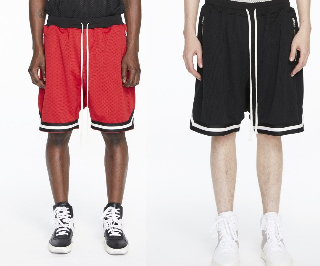 Summer&#039;s feel of God Bieber same sportswear baggy pants high street fog shorts Basketball Shorts men&#039;s Basketball Shorts-image-711930508