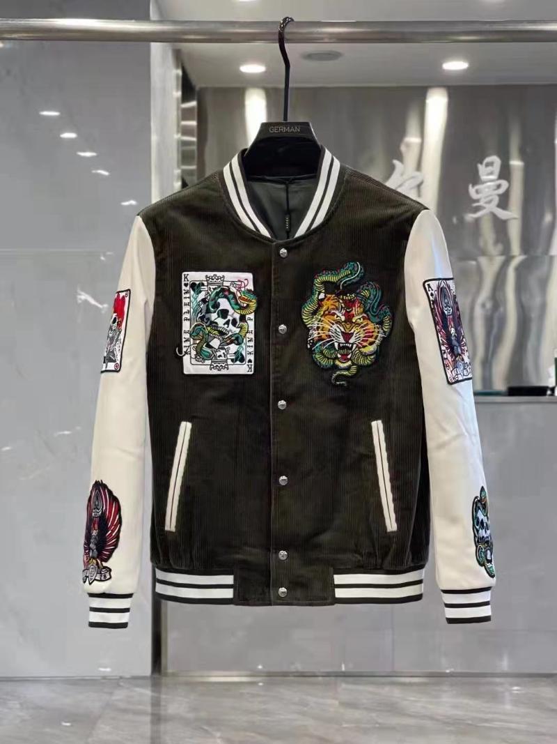 

Men's Jackets Rk1117 Fashion Coats & 2021 Runway Luxury European Design Party Style Clothing, Black;brown